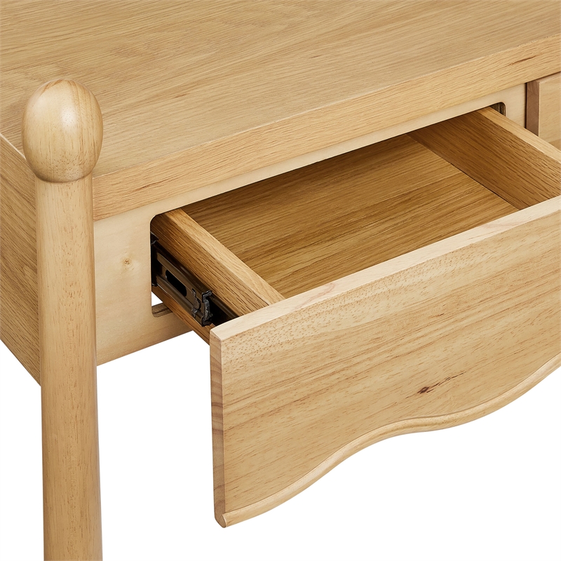 Darcy 62 Inch Wood Computer Desk in Oak