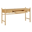 Darcy 62 Inch Wood Computer Desk in Oak