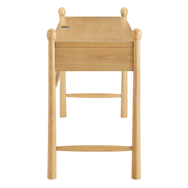 Darcy 62 Inch Wood Computer Desk in Oak