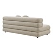 Jubilee Upholstered Modular Armless Loveseat in Linen