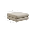 Jubilee 4-Piece Upholstered Modular Sofa Set in Linen