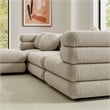 Jubilee 4-Piece Upholstered Modular Sofa Set in Linen