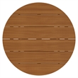 Lane 39 Inch Round Outdoor Teak Wood Coffee Table in Natural