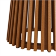 Lane 47 Inch Round Outdoor Teak Wood Dining Table in Natural
