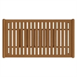 Hayden 46 Inch Outdoor Teak Wood Coffee Table in Natural