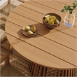 Reed 5-Piece Outdoor Teak Wood Dining Set in Natural