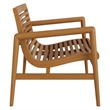 Hayden Outdoor Teak Wood Armchair in Natural