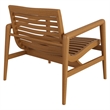 Hayden Outdoor Teak Wood Armchair in Natural