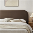 Keynote Full Performance Velvet Storage Platform Bed in Chocolate Brown