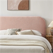 Keynote King Fabric Upholstered Storage Platform Bed in Blush