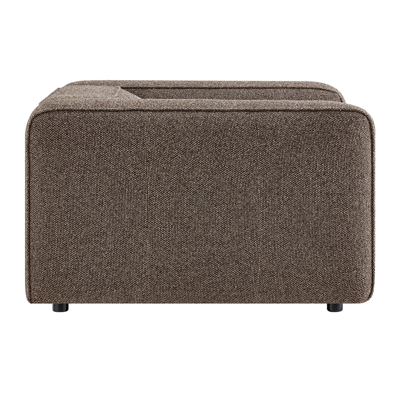 Auren Lattice Boucle Accent Chair with Pocket Spring Seat in Earth
