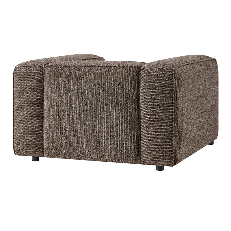 Auren Lattice Boucle Accent Chair with Pocket Spring Seat in Earth