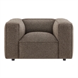 Auren Lattice Boucle Accent Chair with Pocket Spring Seat in Earth