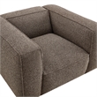Auren Lattice Boucle Accent Chair with Pocket Spring Seat in Earth