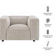 Auren Lattice Boucle Accent Chair with Pocket Spring Seat in Fog