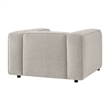 Auren Lattice Boucle Accent Chair with Pocket Spring Seat in Fog