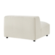 Auren Lattice Boucle Armless Chair with Pocket Spring Seat in Cream