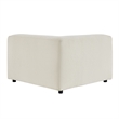 Auren Lattice Boucle Corner Chair with Pocket Spring Seat in Cream