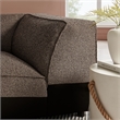 Auren Lattice Boucle Corner Chair with Pocket Spring Seat in Earth