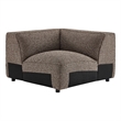 Auren Lattice Boucle Corner Chair with Pocket Spring Seat in Earth