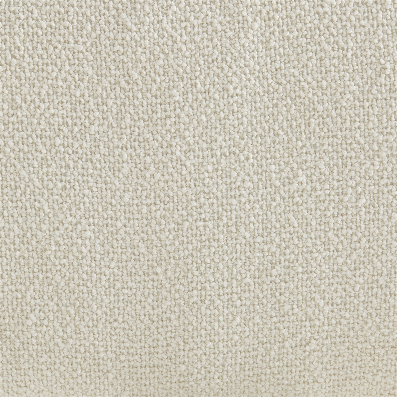 Auren Lattice Boucle Ottoman with Foam Padding in Cream