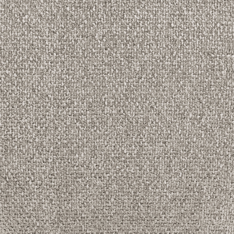 Auren Lattice Boucle Ottoman with Foam Padding in Fog