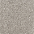 Auren Lattice Boucle Ottoman with Foam Padding in Fog