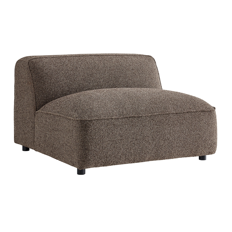 Auren Lattice Boucle 5 Piece Corner Sectional in Earth