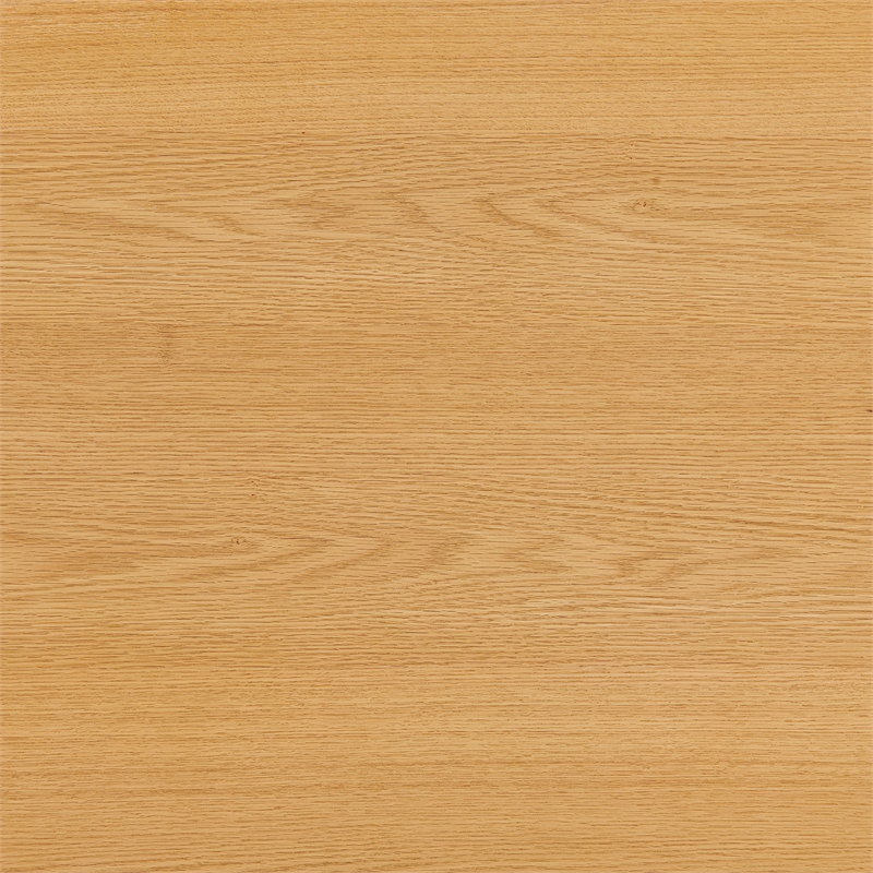 Renwick 47 Inch Round Oak Veneer Dining Table with Pedestal Base in Oak