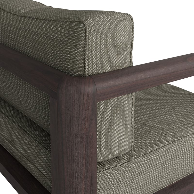 Kona Outdoor Teak Wood Armchair in Ash