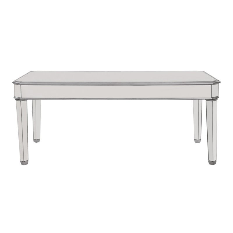 Elegant Lighting Chamberlan Mirrored Dining Table