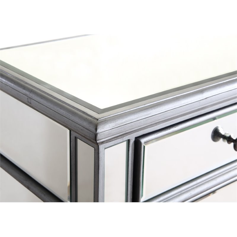 Elegant Lighting Chamberlan Mirrored Cabinet