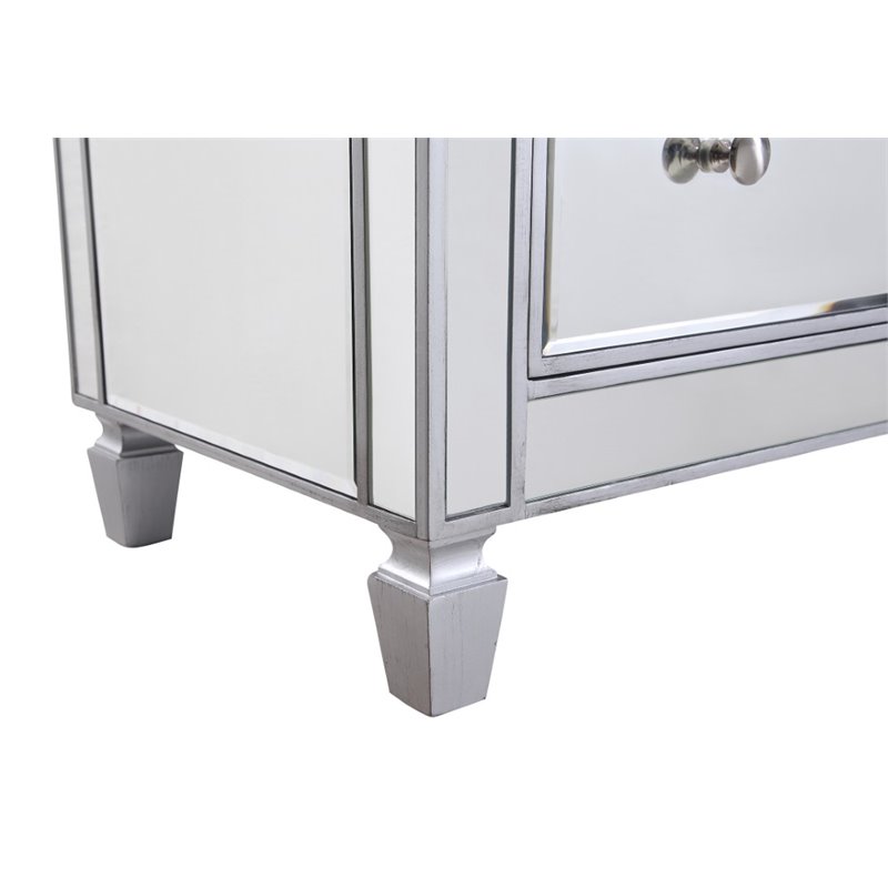 Elegant Lighting Chamberlan 3 Drawer Mirrored Chest