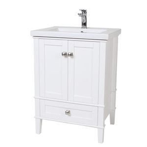 Elegant Lighting Danville 34&quot Bath Vanity in White