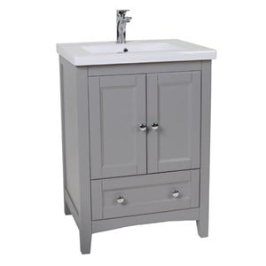 Elegant Lighting Danville 34&quot Bath Vanity in Medium Grey