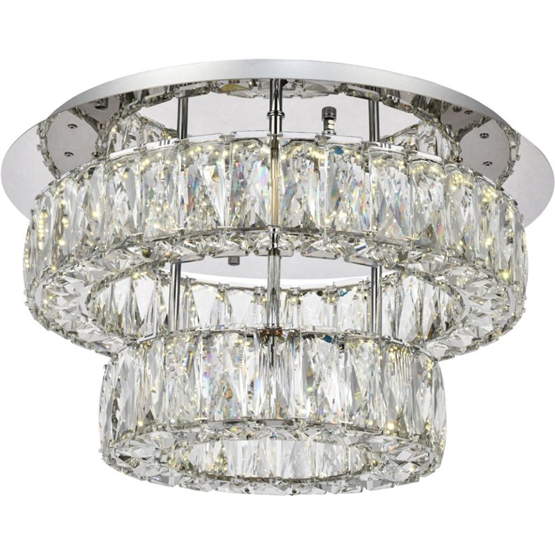 Elegant Lighting Monroe 2 Tier 17.7
