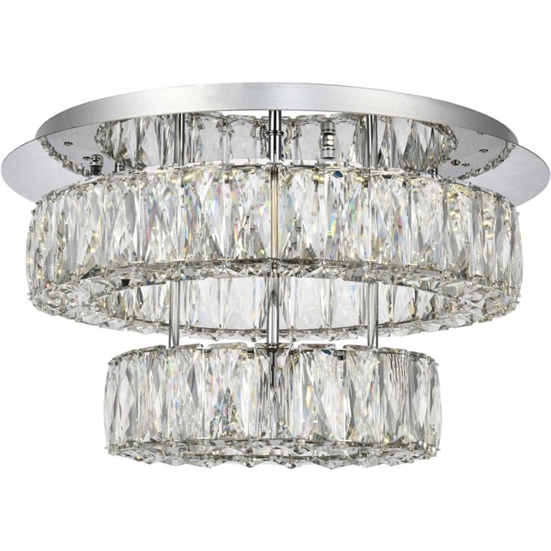 Elegant Lighting Monroe 2 Tier 17.7