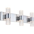 Elegant Lighting Vega 6 Light Clear LED Vanity Light in Chrome