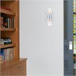 Elegant Lighting Vega 2 Light Clear LED Vanity Light in Chrome