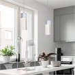 Elegant Lighting Novastella Royal Cut Crystal LED Pendant in Chrome