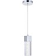 Elegant Lighting Novastella Royal Cut Crystal LED Pendant in Chrome