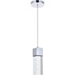 Elegant Lighting Novastella Royal Cut Crystal LED Pendant in Chrome