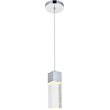 Elegant Lighting Novastella Royal Cut Crystal LED Pendant in Chrome