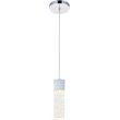 Elegant Lighting Novastella Royal Cut Crystal LED Pendant in Chrome