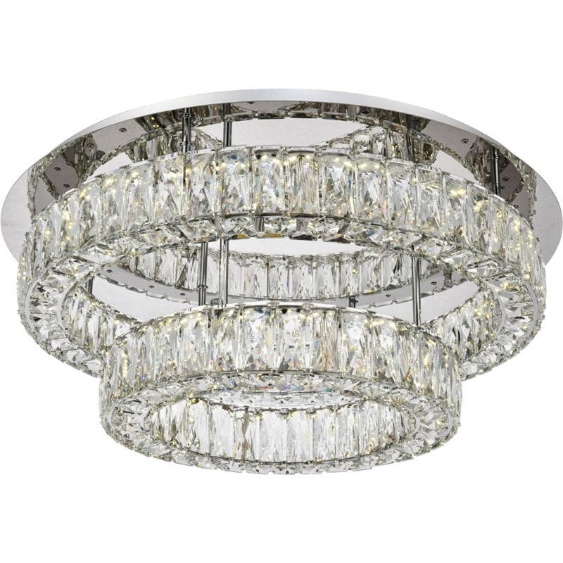 Elegant Lighting Monroe 2 Tier 25.6