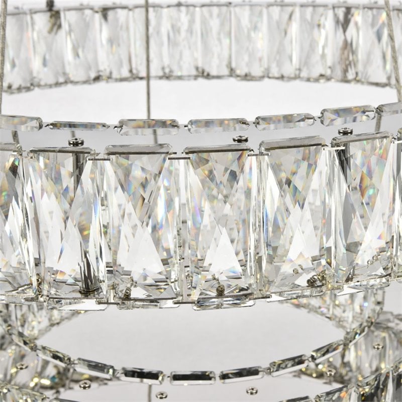 Elegant Lighting Monroe 2 Tier 23.6