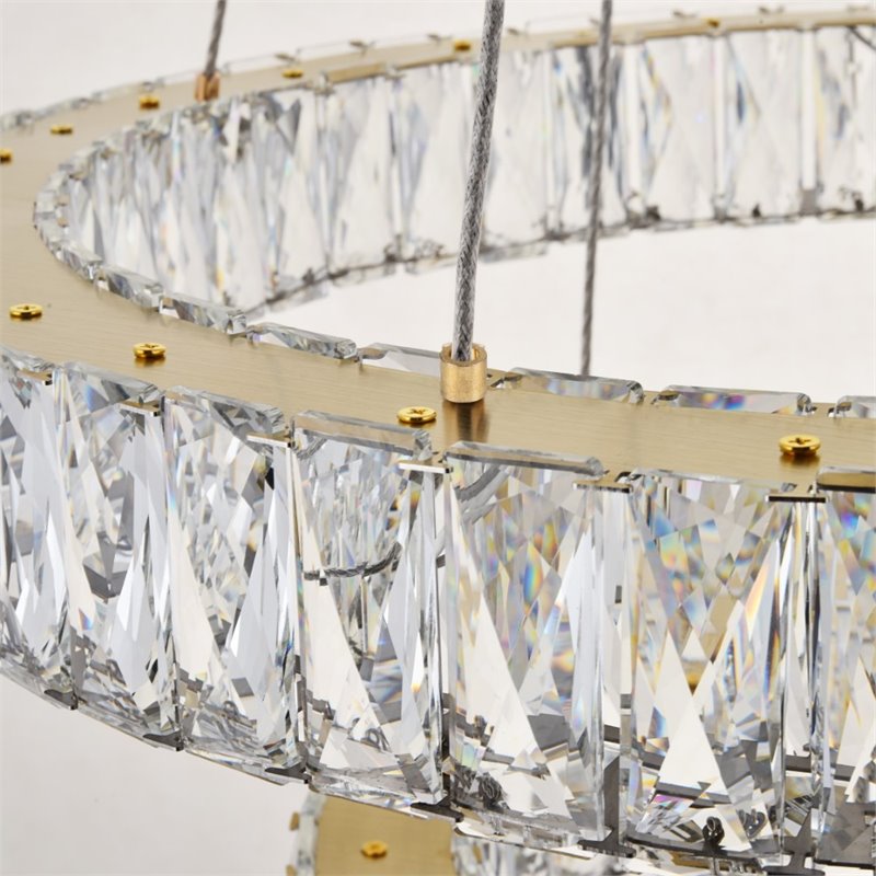 Elegant Lighting Monroe 2 Tier 23.6