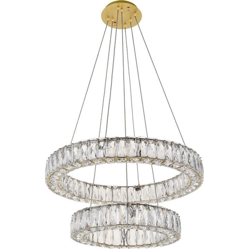 Elegant Lighting Monroe 2 Tier 23.6