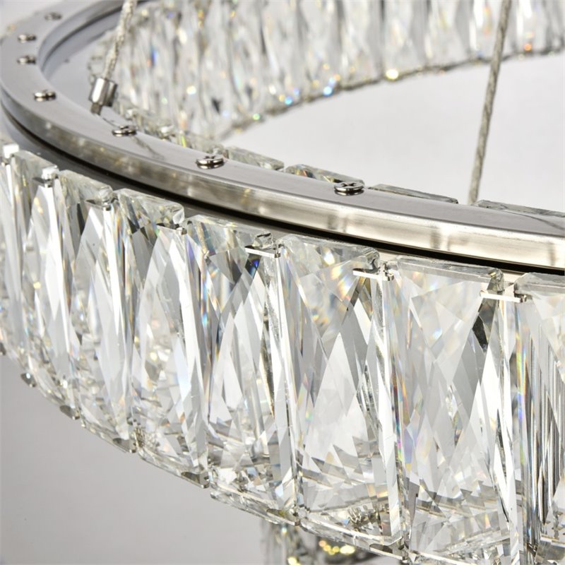 Elegant Lighting Monroe 2 Tier 31.5