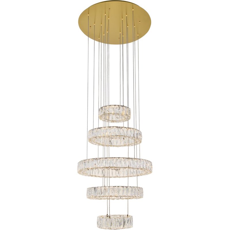 Elegant Lighting Monroe 5 Tier 25.6